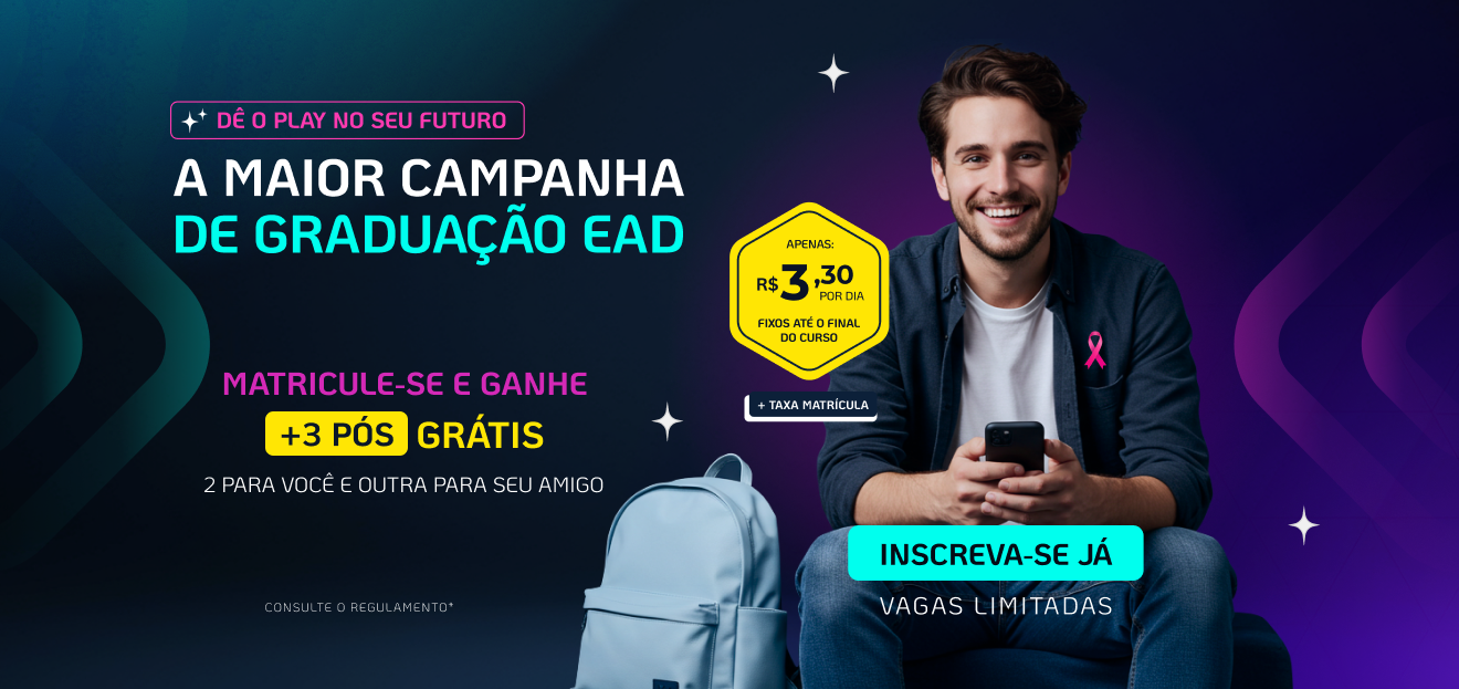 Graduação EAD FASUL Turbinada com IA Ganhe 10 cursos de IA na sua Área + 2 Pós Grátis