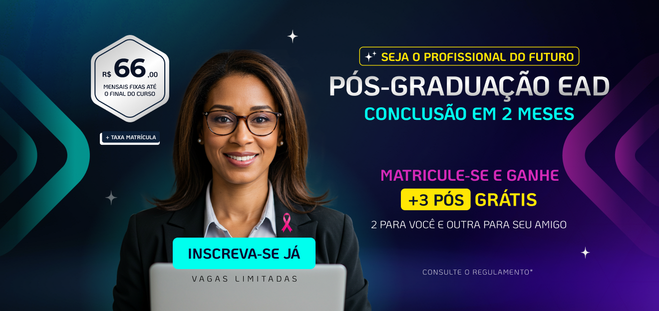 Pós-Graduação EAD FASUL Turbinada com IA Ganhe 10 cursos de IA na sua Área + 2 Pós Grátis